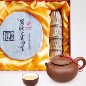 06 two thousand series large set tea hunan anhua black tea health care tea